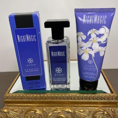 Night Magic fragrance cologne spray and hand lotion