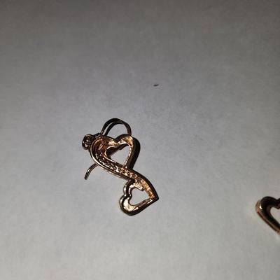 Heart earrings by JTV