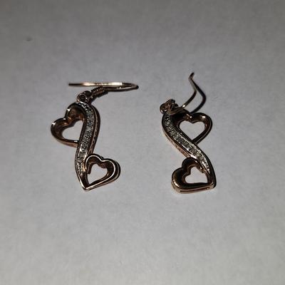 Heart earrings by JTV