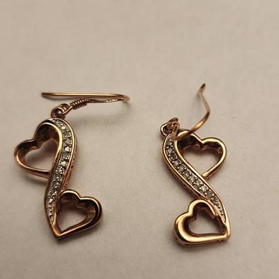 Heart earrings by JTV