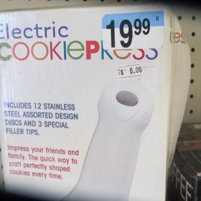 Small Appliances SANYO Warmer Krups Mr. Coffee 4 Cup Electric Cookie Press
