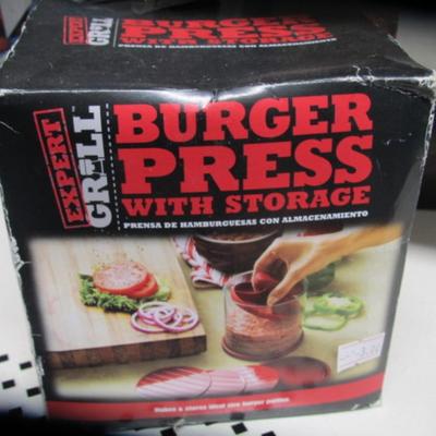 Small Appliances Vidalia Slice Wizard Burger Press Griddle Starter Tool Kit