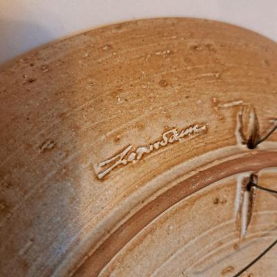 Grouping of Signed Handmade Studio Art Stoneware Pottery (LR-SD)