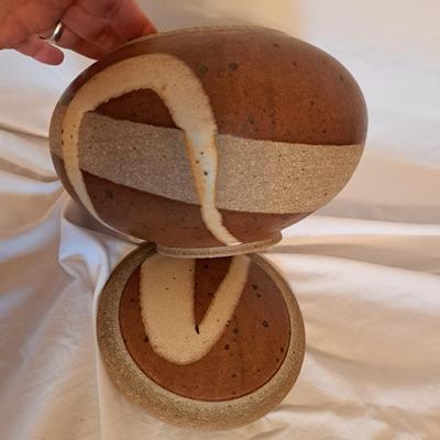 Grouping of Signed Handmade Studio Art Stoneware Pottery (LR-SD)