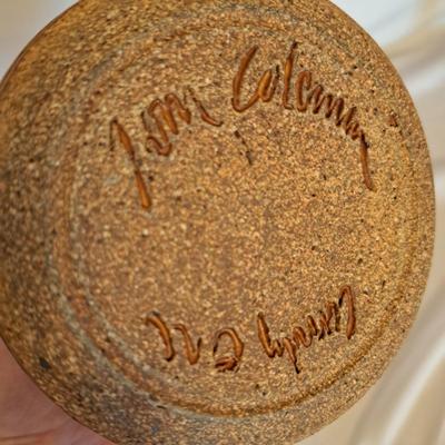 Grouping of Signed Handmade Studio Art Stoneware Pottery (LR-SD)