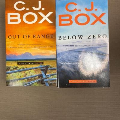 8 C.J. Box paperback books