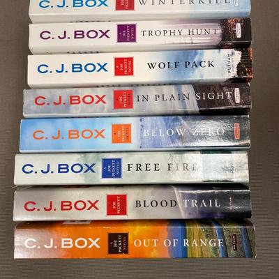 8 C.J. Box paperback books