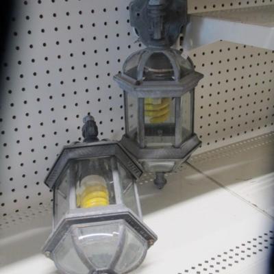 Pair Of Outdoor Wall Lights