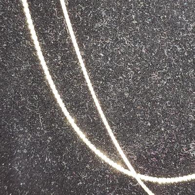 Gold tone chains. 2 chains ready for pendant