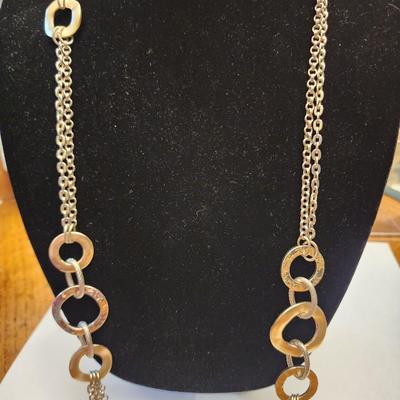 Heavy metal chain necklace