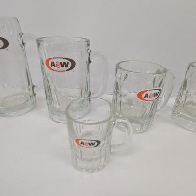 A&W Root Beer Mugs