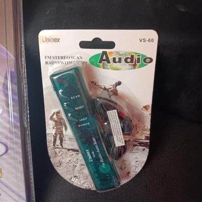 NEW SELF-POWERED AM/FM WEATHER BAND RADIO AND NEW RADIO W/LIGHT