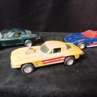 3 TOOTSIETOY 5" TOY CARS