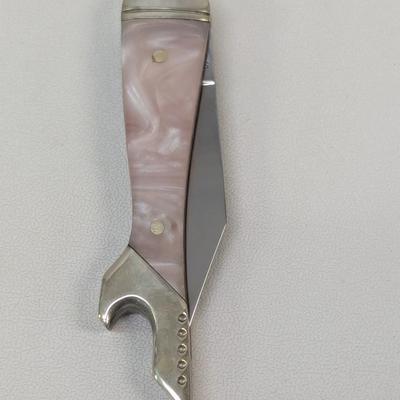 Imperial Schrade Pink Shoe Pocket Knife