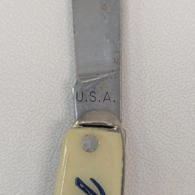 Single Blade Blue Ford Pocket Knife