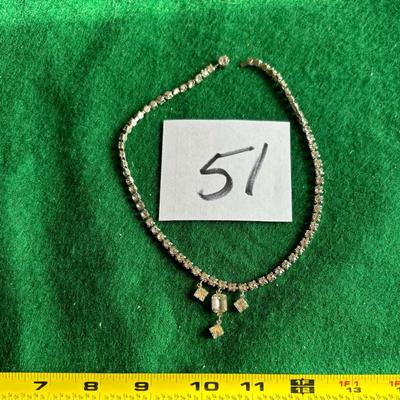 Vintage Rhinestone Necklace