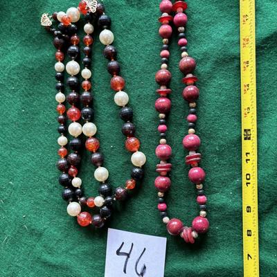 Bead Necklace Lot