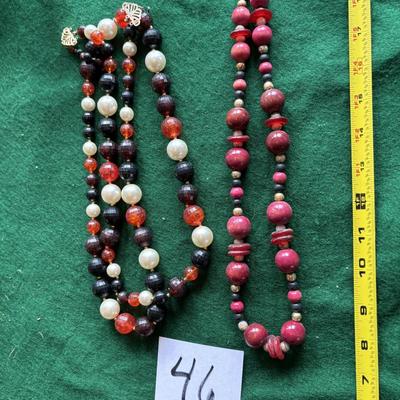 Bead Necklace Lot