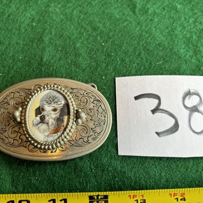 Poodle Belt Buckle