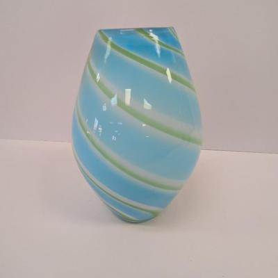 Approx 12" Tall Swirl Vase #61
