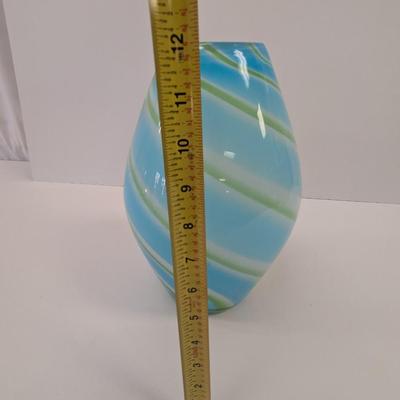 Approx 12" Tall Swirl Vase #61