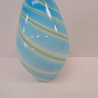 Approx 12" Tall Swirl Vase #61