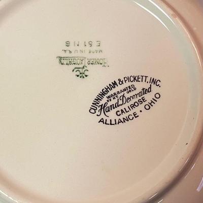 Homer Laughlin Hand Painted Calirose China Set