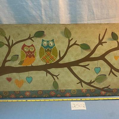 Owl Metal Wall Hanging