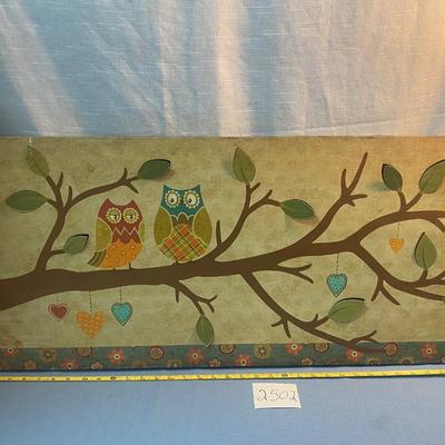 Owl Metal Wall Hanging