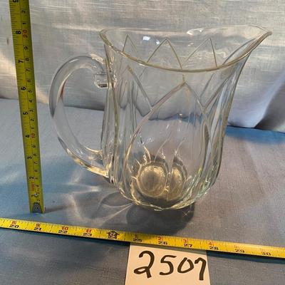 Vintage Tulip Pitcher