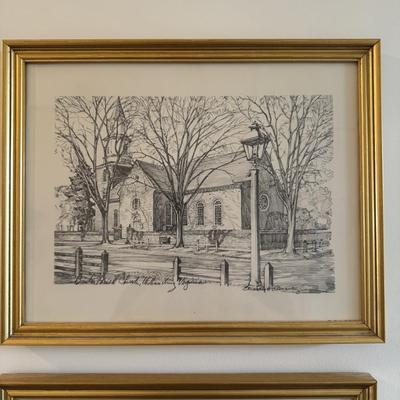 343 Charles H. Overlay Set of Four Prints