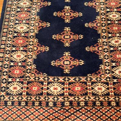 347 Vintage Handknotted Wool Oriental Rug 3'8" x 5' 5"
