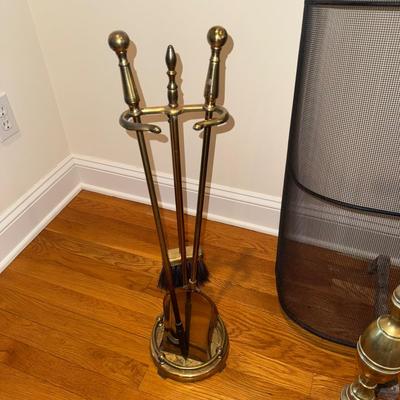348 Brass & Iron End Irons