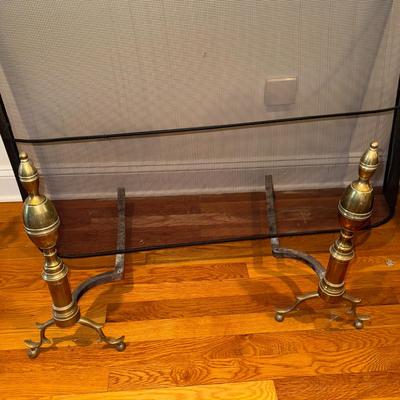 348 Brass & Iron End Irons