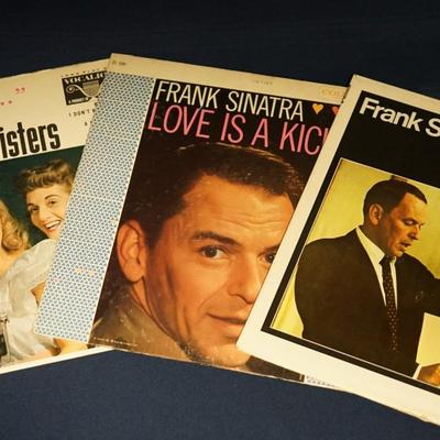 TWO CLASSICS ARTISTS OF THE 50'S FRANK SINATRA, ANDREW SISTERS