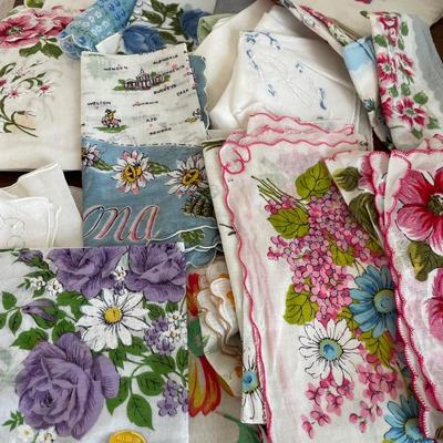 Multiple ladies hankies