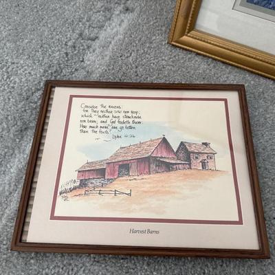 Wall decor and 6 coasters