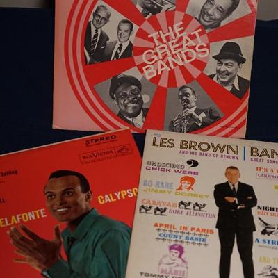 THREE CLASSIC ARTISTS OF THE 50'S THE GREAT BANDS LES BROWN,HARRY BELAFONTE