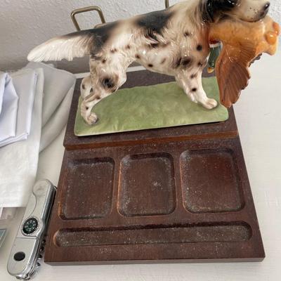 Men’s hankies and holder