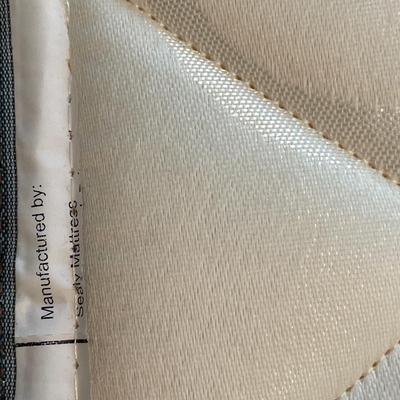 Sealy full mattress, box spring, head board