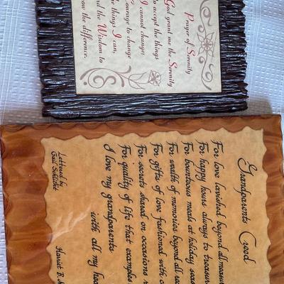 Grandparents creed and vase