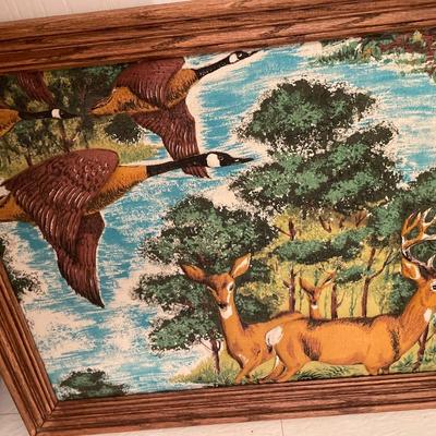 3d wildlife decor with duck print
