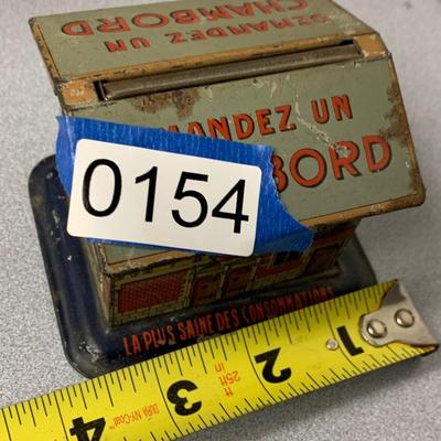 Antique Chambord Liqueur Tin Advertising Collectible