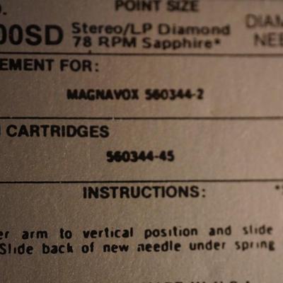PIONEER & MAGNAVOX REPLACEMENT NEEDLES-