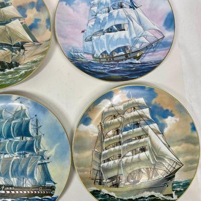 Lot of 6 plates - Great American Sailing Ships - ,Rosenthal Collector Plates