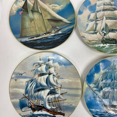 Lot of 6 plates - Great American Sailing Ships - ,Rosenthal Collector Plates