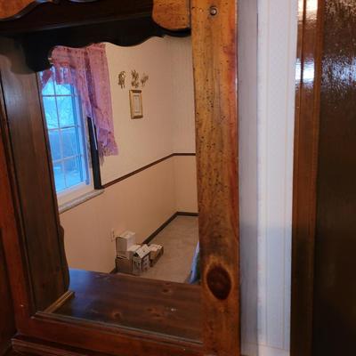 Mid century modern 2 piece dresser with mirror