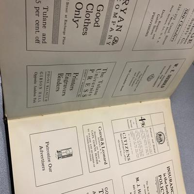 1921 Tulane University Yearbook