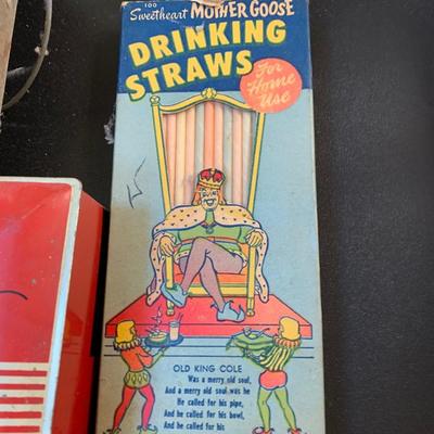 Vintage Tins Egg Carton Coffee Penn’s Pen Straws