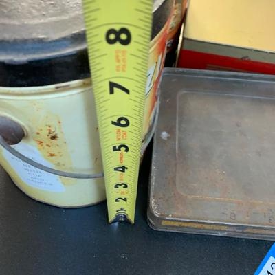 Vintage Tins Egg Carton Coffee Penn’s Pen Straws